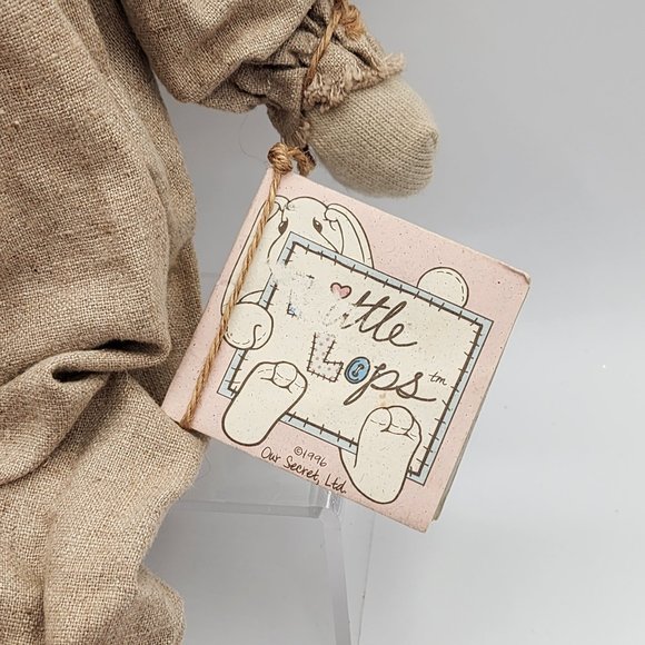 Vintage Little Lops by Our Secret, Ltd. 1st Edition 1996 Bunny Rabbit with Baby - Picture 6 of 12